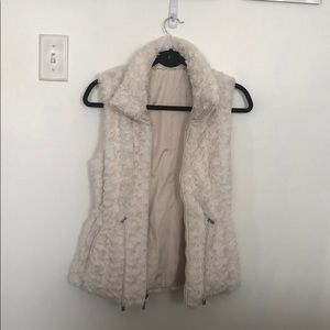 Reversible faux fur vest